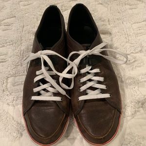 RARE Adidas SLVR Leather Sneakers